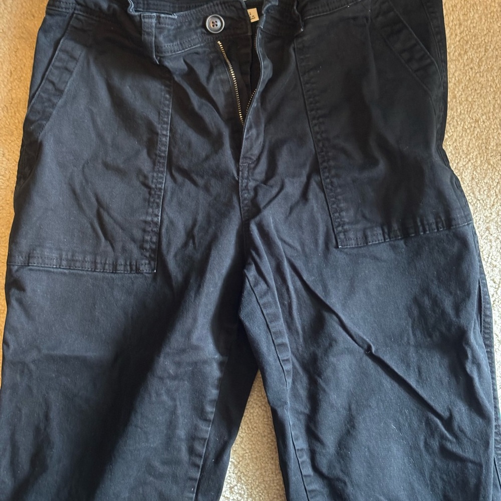 a new day Black Cargo Pants Relaxed Fit